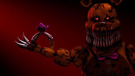 <b>Nightmare</b>'s appearance is almost identical to <b>Nightmare</b> Fredbear's appearance; the only drastic differences are that the costume color is changed. . Five nights at freddys 4 wiki